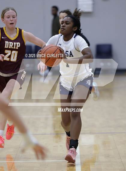 Thumbnail 1 in Dripping Springs vs. Liberal Arts & Science Academy - Austin (Lobo Pack Attack Classic) photogallery.