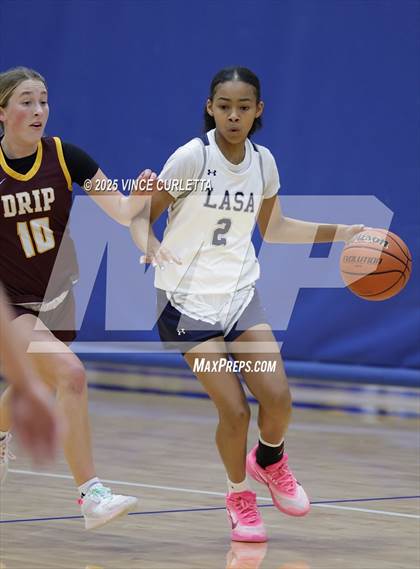 Thumbnail 1 in Dripping Springs vs. Liberal Arts & Science Academy - Austin (Lobo Pack Attack Classic) photogallery.