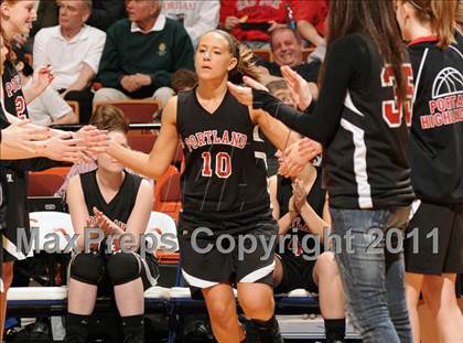 Thumbnail 2 in Portland vs. Cromwell (CIAC Class S Final) photogallery.