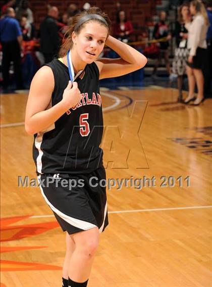 Thumbnail 1 in Portland vs. Cromwell (CIAC Class S Final) photogallery.