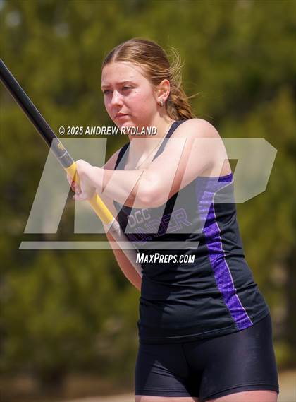 Thumbnail 3 in Pikes Peak Athletic Conference League Championship (Pole Vault) photogallery.