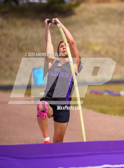 Thumbnail 3 in Pikes Peak Athletic Conference League Championship (Pole Vault) photogallery.