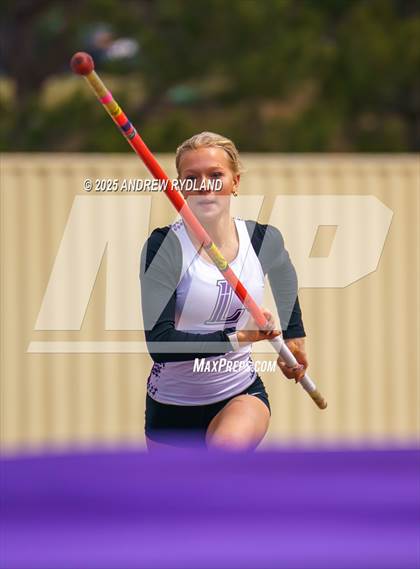 Thumbnail 1 in Pikes Peak Athletic Conference League Championship (Pole Vault) photogallery.
