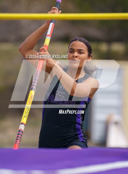 Thumbnail 2 in Pikes Peak Athletic Conference League Championship (Pole Vault) photogallery.