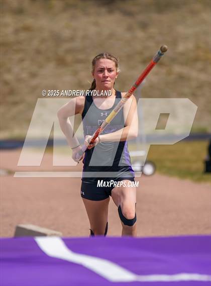 Thumbnail 3 in Pikes Peak Athletic Conference League Championship (Pole Vault) photogallery.