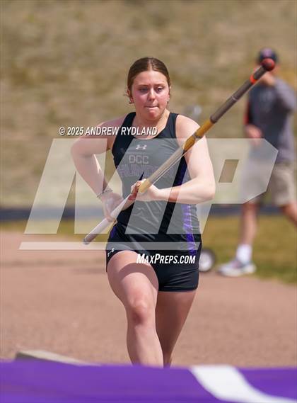 Thumbnail 2 in Pikes Peak Athletic Conference League Championship (Pole Vault) photogallery.