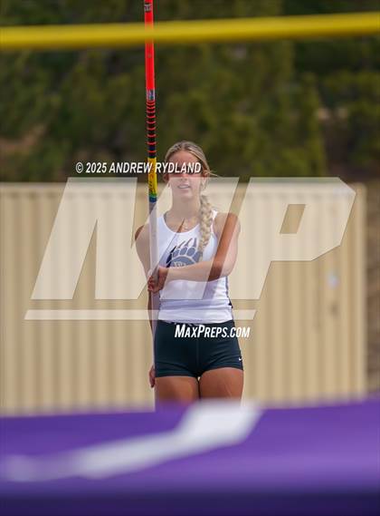 Thumbnail 2 in Pikes Peak Athletic Conference League Championship (Pole Vault) photogallery.