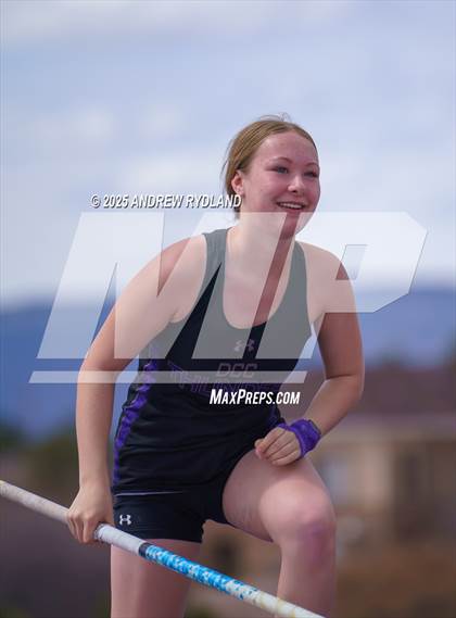 Thumbnail 1 in Pikes Peak Athletic Conference League Championship (Pole Vault) photogallery.