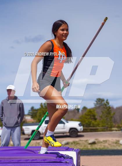 Thumbnail 1 in Pikes Peak Athletic Conference League Championship (Pole Vault) photogallery.