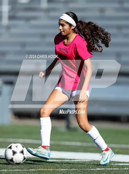Thumbnail 1 in Marana vs Tucson High Magnet School (Brandon Bean Soccer Tournament) photogallery.