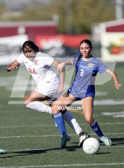 Thumbnail 1 in Marana vs Tucson High Magnet School (Brandon Bean Soccer Tournament) photogallery.