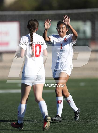Thumbnail 1 in Marana vs Tucson High Magnet School (Brandon Bean Soccer Tournament) photogallery.