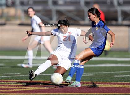 Thumbnail 1 in Marana vs Tucson High Magnet School (Brandon Bean Soccer Tournament) photogallery.