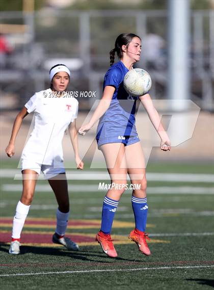 Thumbnail 1 in Marana vs Tucson High Magnet School (Brandon Bean Soccer Tournament) photogallery.