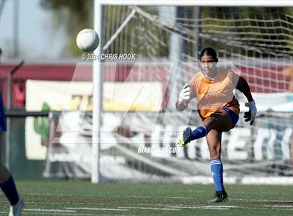 Thumbnail 2 in Marana vs Tucson High Magnet School (Brandon Bean Soccer Tournament) photogallery.