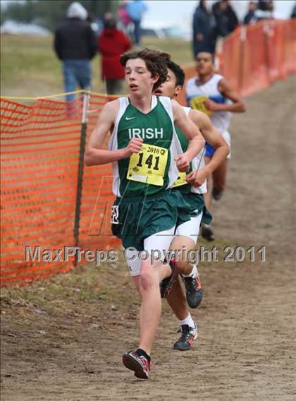 Thumbnail 1 in CIF State Cross Country Championships (D3 Boys) photogallery.