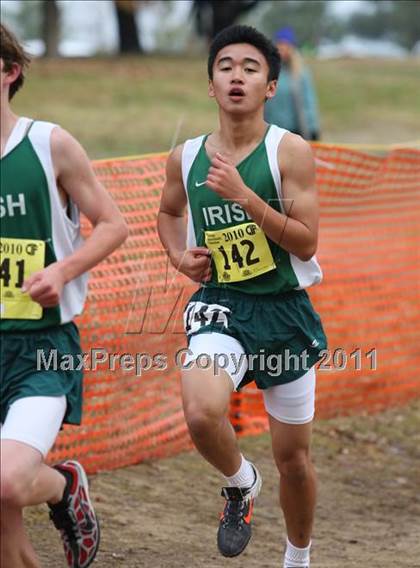 Thumbnail 2 in CIF State Cross Country Championships (D3 Boys) photogallery.