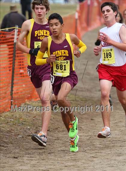 Thumbnail 1 in CIF State Cross Country Championships (D3 Boys) photogallery.