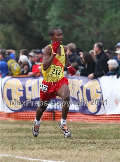 Thumbnail 2 in CIF State Cross Country Championships (D3 Boys) photogallery.