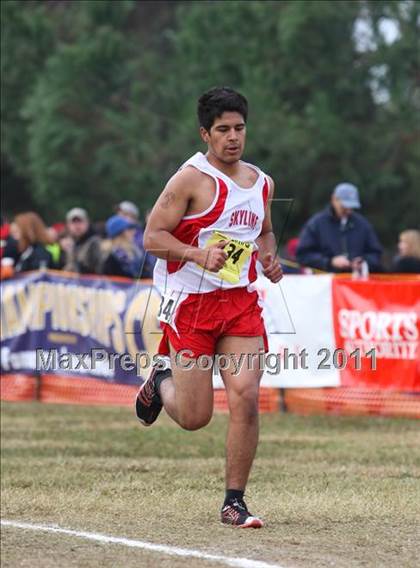 Thumbnail 1 in CIF State Cross Country Championships (D3 Boys) photogallery.