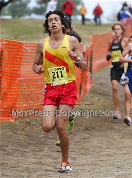 Thumbnail 2 in CIF State Cross Country Championships (D3 Boys) photogallery.