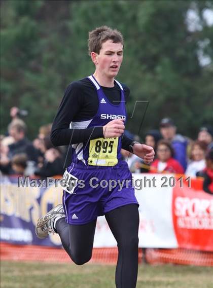 Thumbnail 2 in CIF State Cross Country Championships (D3 Boys) photogallery.