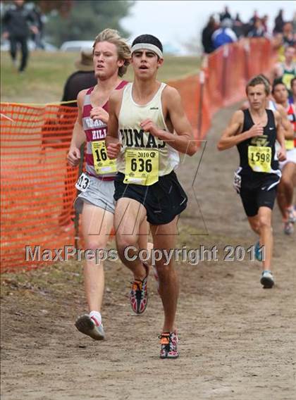 Thumbnail 1 in CIF State Cross Country Championships (D3 Boys) photogallery.