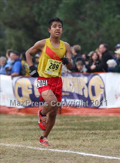 Thumbnail 1 in CIF State Cross Country Championships (D3 Boys) photogallery.