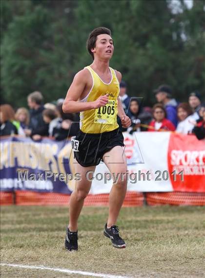 Thumbnail 1 in CIF State Cross Country Championships (D3 Boys) photogallery.