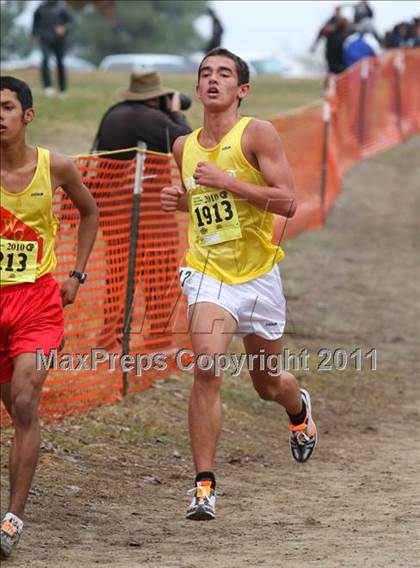 Thumbnail 1 in CIF State Cross Country Championships (D3 Boys) photogallery.