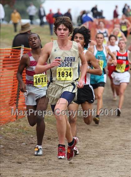 Thumbnail 1 in CIF State Cross Country Championships (D3 Boys) photogallery.