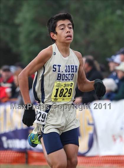 Thumbnail 1 in CIF State Cross Country Championships (D3 Boys) photogallery.