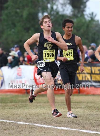 Thumbnail 1 in CIF State Cross Country Championships (D3 Boys) photogallery.