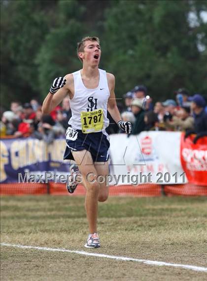 Thumbnail 3 in CIF State Cross Country Championships (D3 Boys) photogallery.
