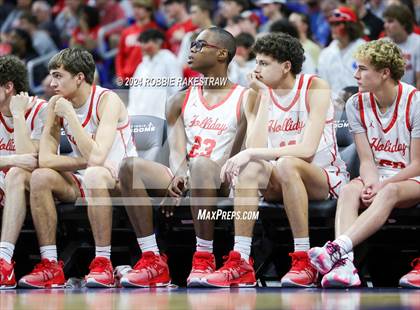 Thumbnail 2 in Holliday vs. Ponder (UIL 3A Basketball Semifinal) photogallery.