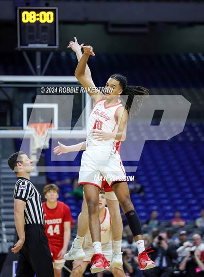 Thumbnail 2 in Holliday vs. Ponder (UIL 3A Basketball Semifinal) photogallery.