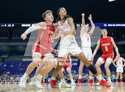 Thumbnail 2 in Holliday vs. Ponder (UIL 3A Basketball Semifinal) photogallery.