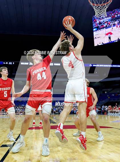 Thumbnail 3 in Holliday vs. Ponder (UIL 3A Basketball Semifinal) photogallery.