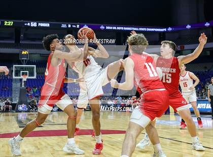 Thumbnail 2 in Holliday vs. Ponder (UIL 3A Basketball Semifinal) photogallery.