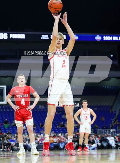 Thumbnail 3 in Holliday vs. Ponder (UIL 3A Basketball Semifinal) photogallery.