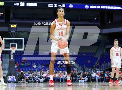 Thumbnail 2 in Holliday vs. Ponder (UIL 3A Basketball Semifinal) photogallery.