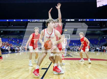 Thumbnail 2 in Holliday vs. Ponder (UIL 3A Basketball Semifinal) photogallery.
