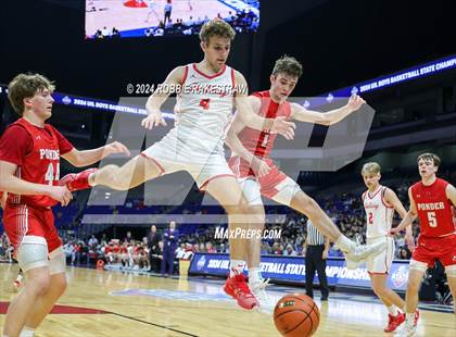 Thumbnail 2 in Holliday vs. Ponder (UIL 3A Basketball Semifinal) photogallery.