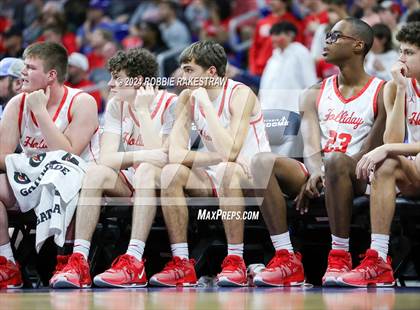Thumbnail 1 in Holliday vs. Ponder (UIL 3A Basketball Semifinal) photogallery.