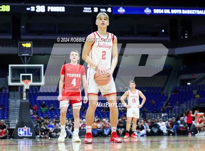 Thumbnail 2 in Holliday vs. Ponder (UIL 3A Basketball Semifinal) photogallery.
