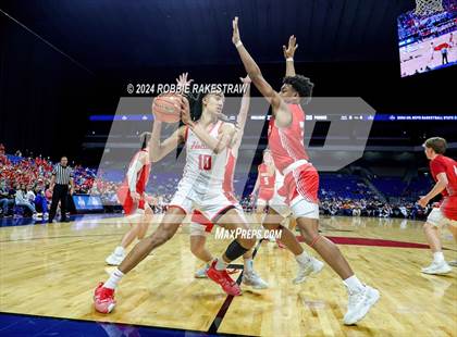 Thumbnail 3 in Holliday vs. Ponder (UIL 3A Basketball Semifinal) photogallery.