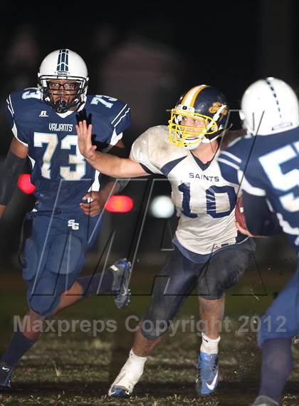 Thumbnail 2 in Crean Lutheran vs. St. Genevieve photogallery.