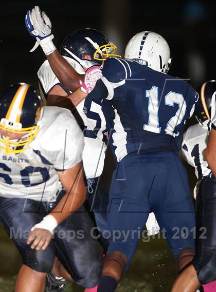 Thumbnail 1 in Crean Lutheran vs. St. Genevieve photogallery.