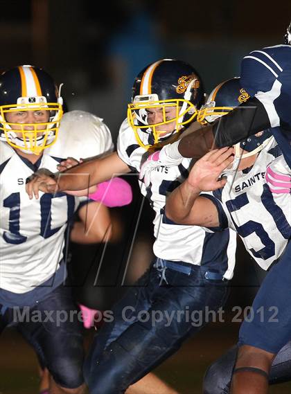 Thumbnail 1 in Crean Lutheran vs. St. Genevieve photogallery.