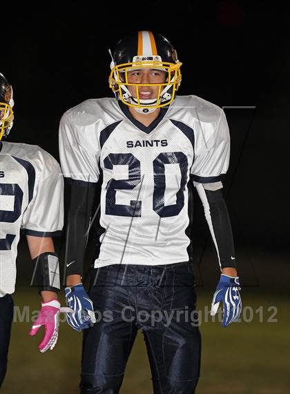 Thumbnail 1 in Crean Lutheran vs. St. Genevieve photogallery.